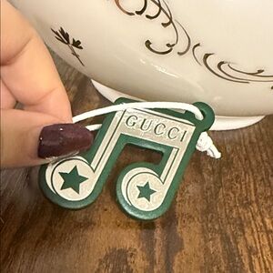 Gucci music note ornament